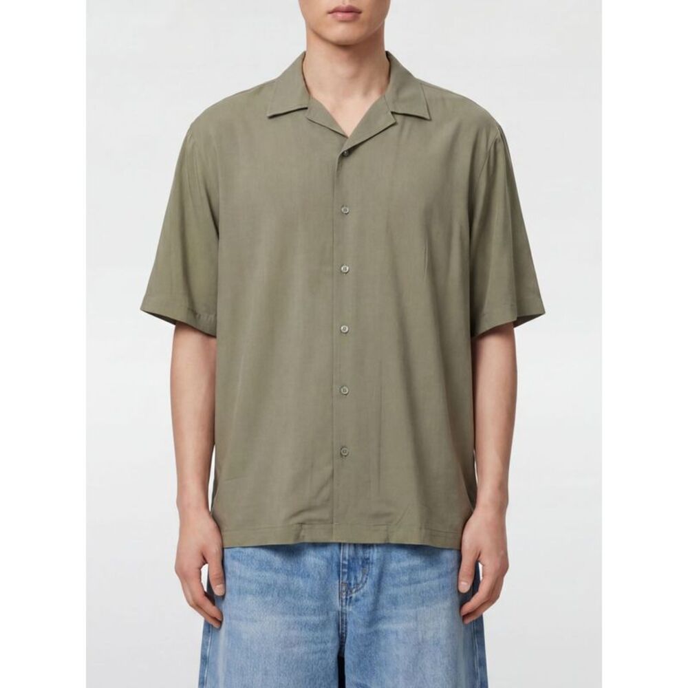 Family First Cuban Collar Short-Sleeved Bowling Shirt In Modal Blend